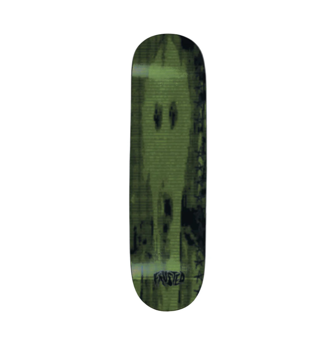 Frosted 'The Screamer' Skate Deck - Black/Green