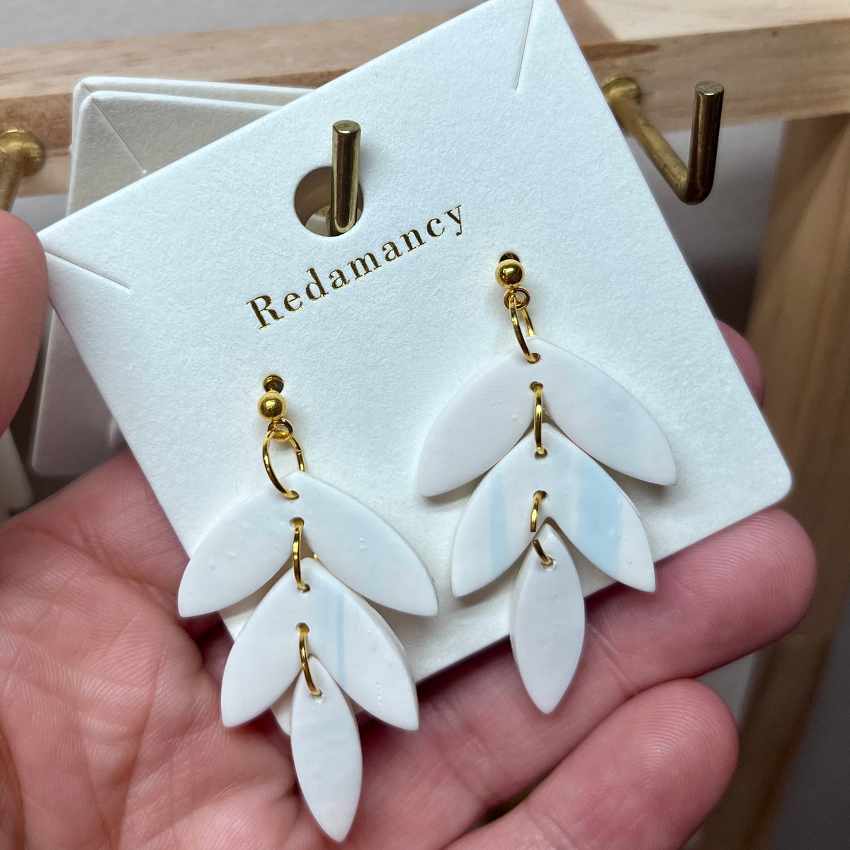 Boucles d'oreilles en argile polymère (plusieurs modèles)