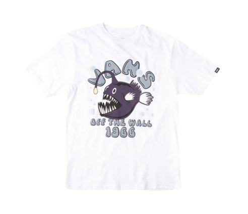 Vans 'Angler Fish' Tee - White (KIDS)