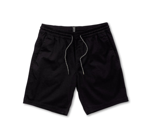Volcom 'Frickin' Elastic Waist Shorts - Black