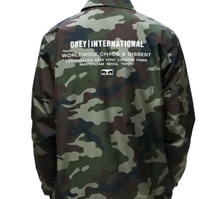 Obey 'Core Coaches' Windbreaker - Camo