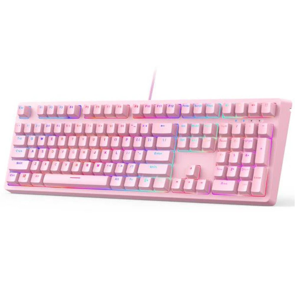 AUKEY G15 Mechanical Gaming Keyboard RGB Pink - Kastor
