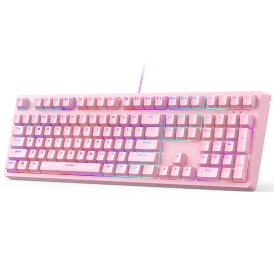 AUKEY G15 Mechanical Gaming Keyboard RGB Pink - Kastor
