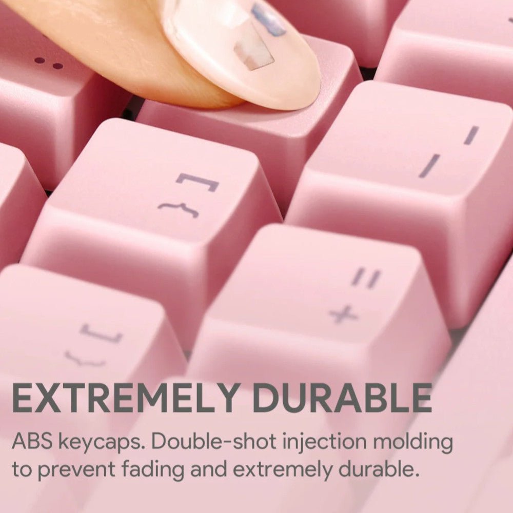 AUKEY G15 Mechanical Gaming Keyboard RGB Pink - Kastor