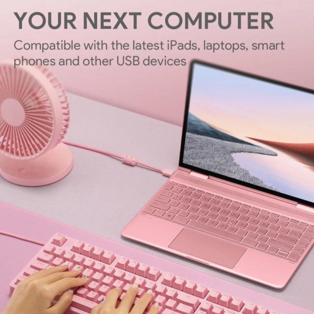 AUKEY G15 Mechanical Gaming Keyboard RGB Pink - Kastor