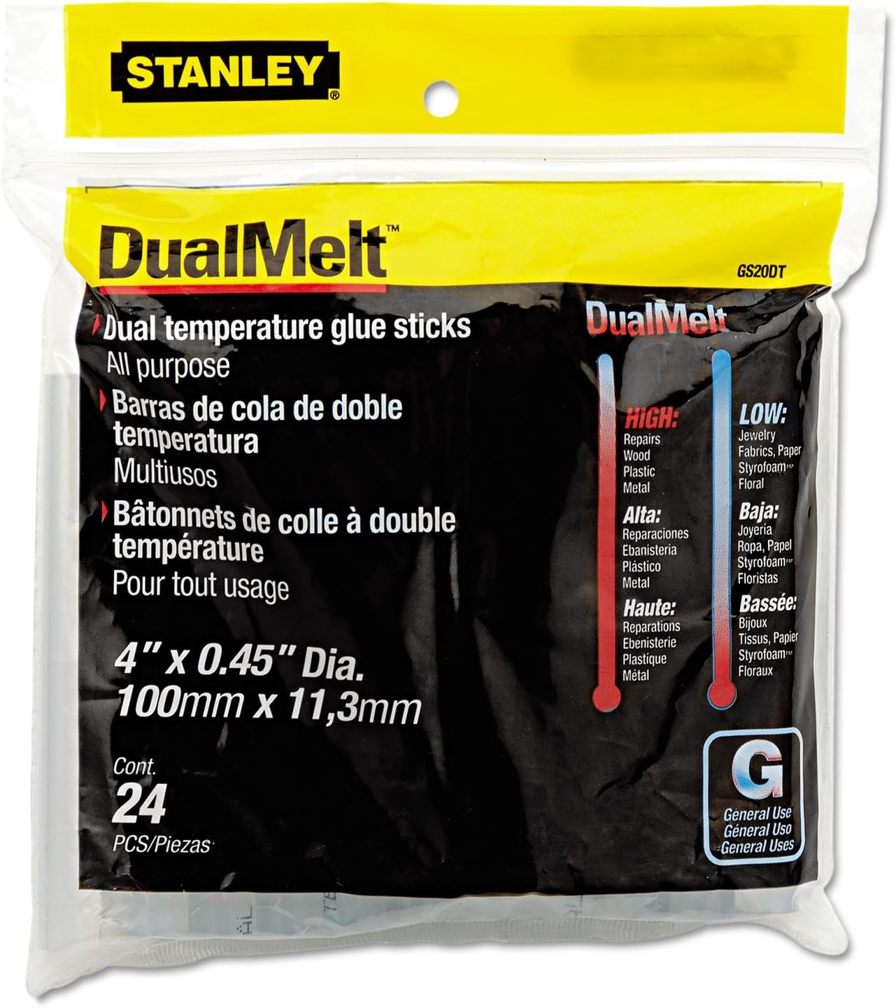 STANLEY GS20DT Dual Temperature Glue Sticks