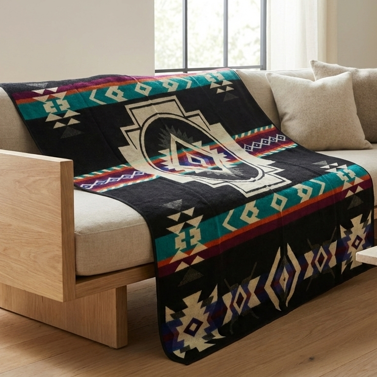 Four Winds Alpaca Blanket