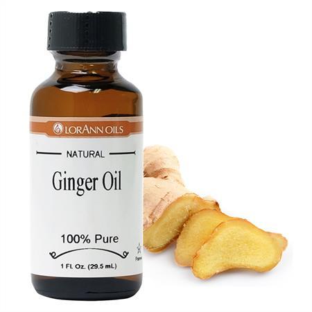 Arôme Huile de Gingembre - Huiles Essentielles de Qualité Alimentaire - Aromathérapie - 1 oz, 16 oz - Livraison Gratuite au Canada pour les Commandes Supérieures à 199 CAD