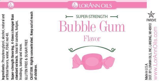 Bubble Gum Flavoring - Super Strength Flavor 1 oz., 16 oz., 1 Gallon, 5 Gallons - Ships Free Within Canada on Orders Above CAD $199