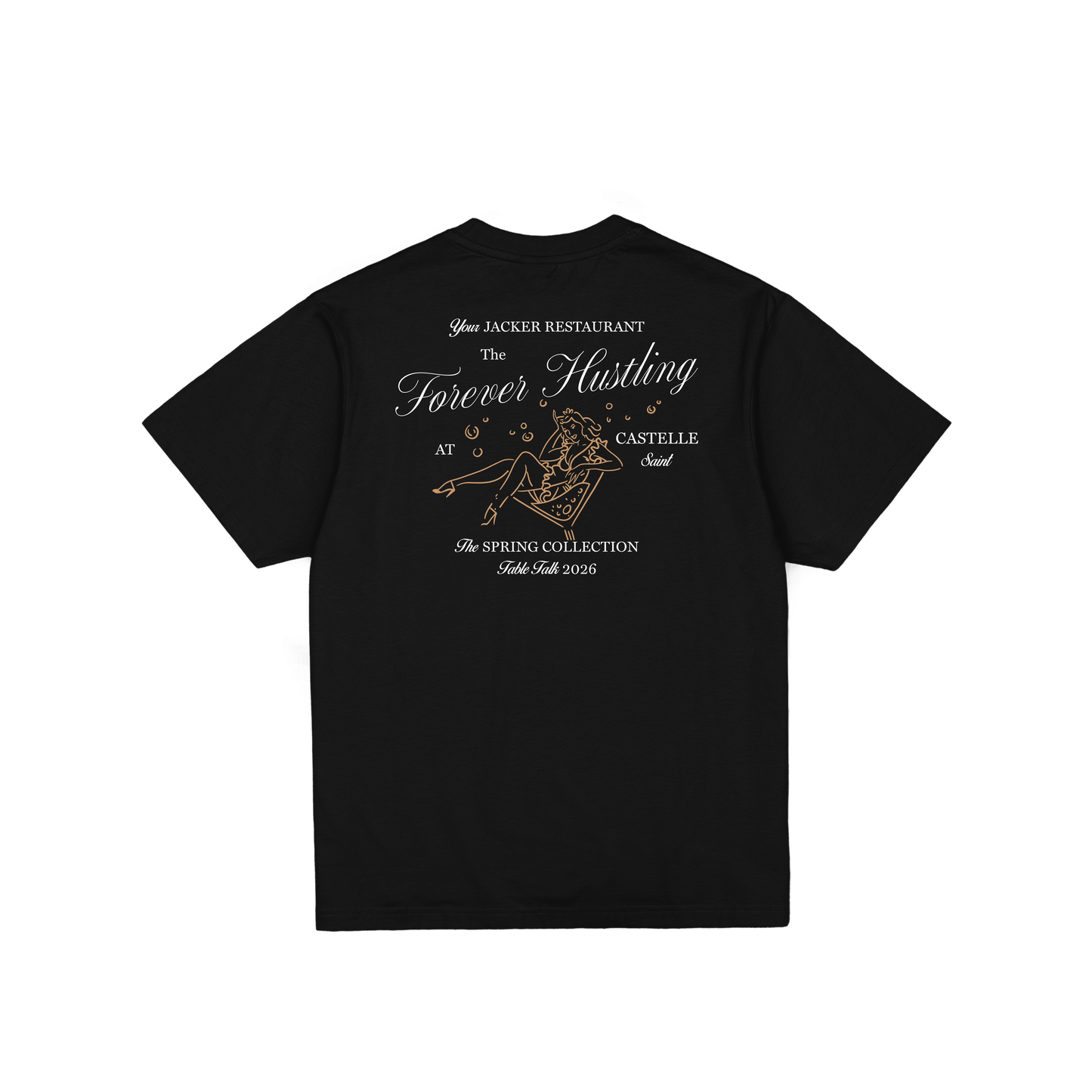 Jacker 'Grace' Tee - Black
