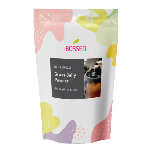 "TOP DEAL" Grass Jelly Concentrated Powder (2.2 Lbs) | Bubble Tea Topping | Bossen | Ships Free Within Canada on Orders Above CAD $199