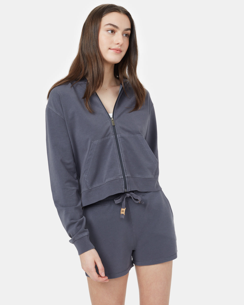 French Terry Zip Hoodie