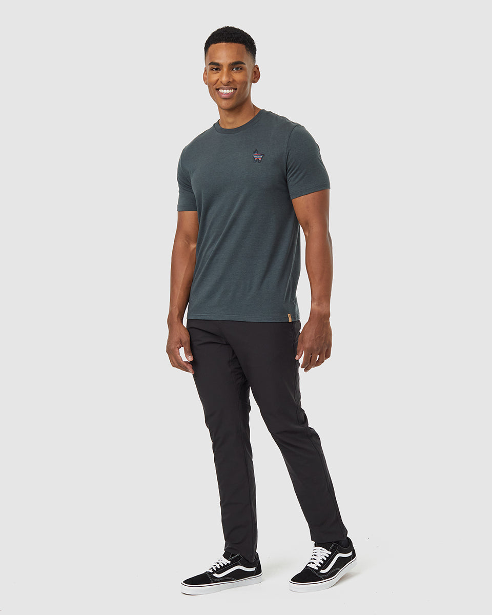 Peru Embroidered Llama T-shirt