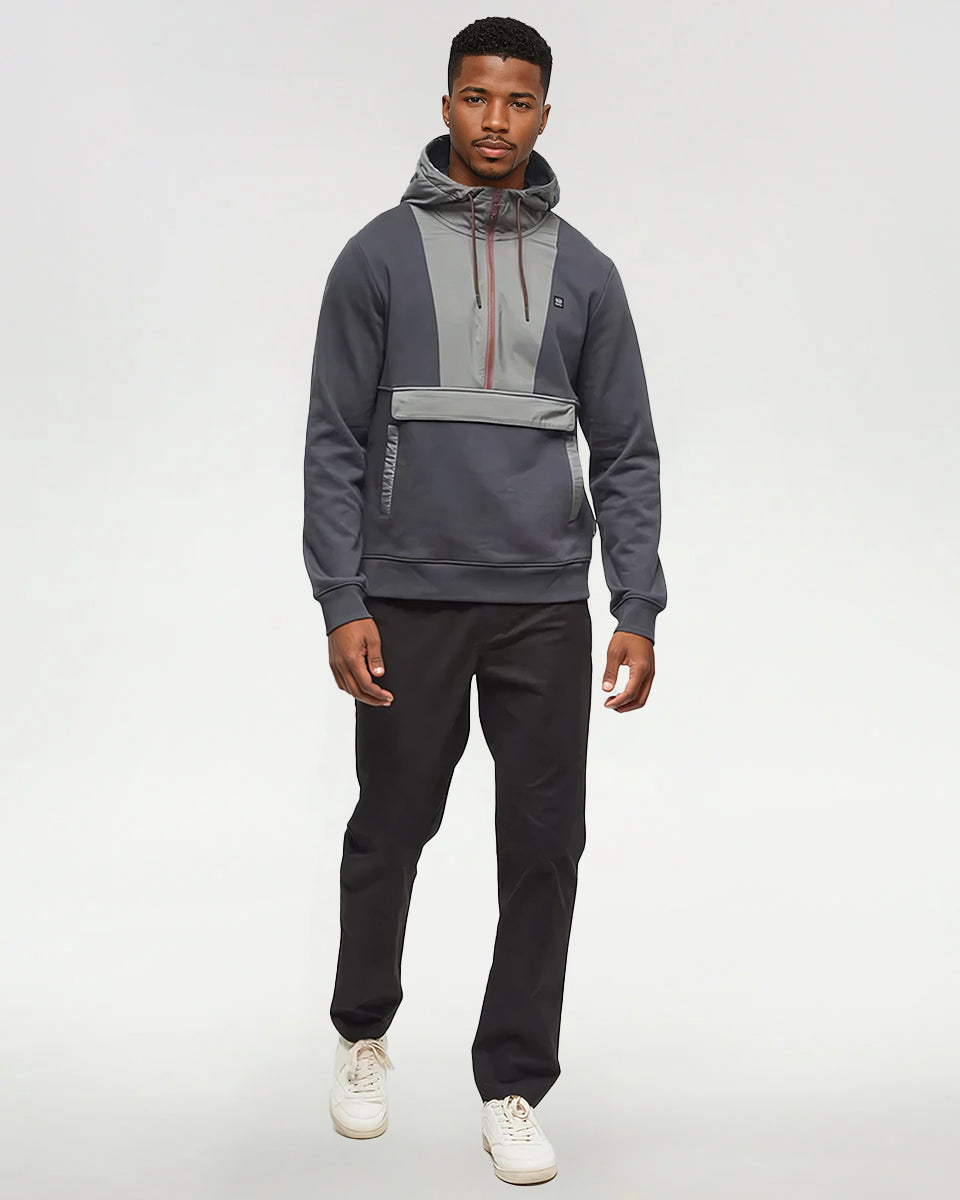 SeaFleece Contrast Anorak Hoodie