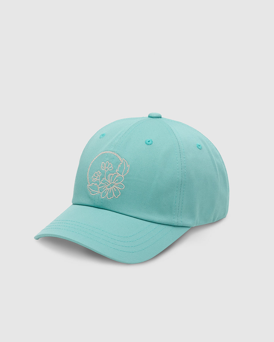 Daisy Embroidery Peak Hat
