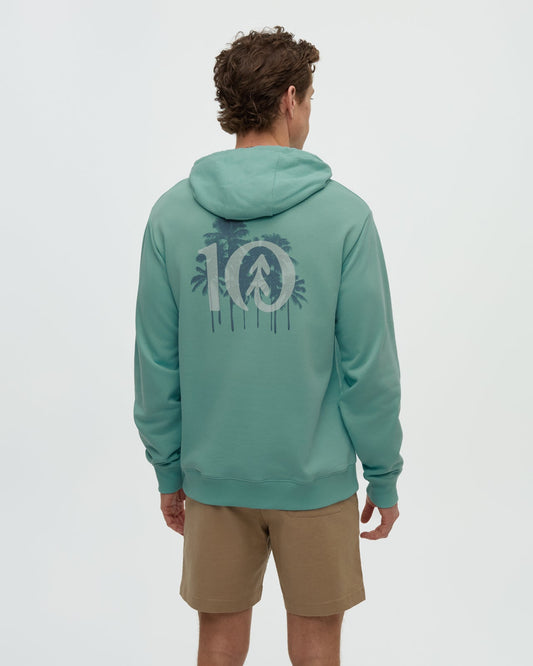 Haiti Palm Logo Relaxed Hoodie