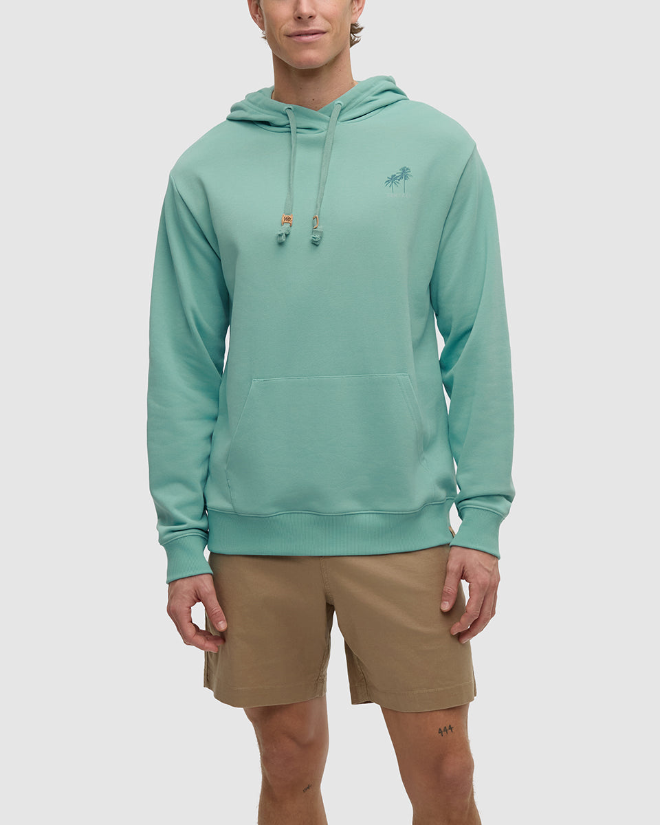 Haiti Palm Logo Relaxed Hoodie