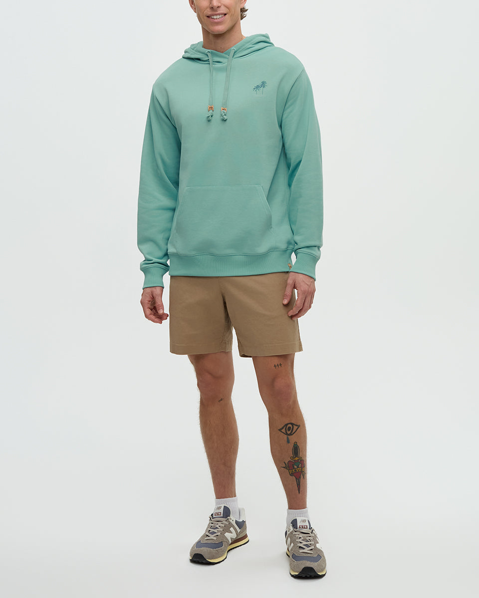 Haiti Palm Logo Relaxed Hoodie
