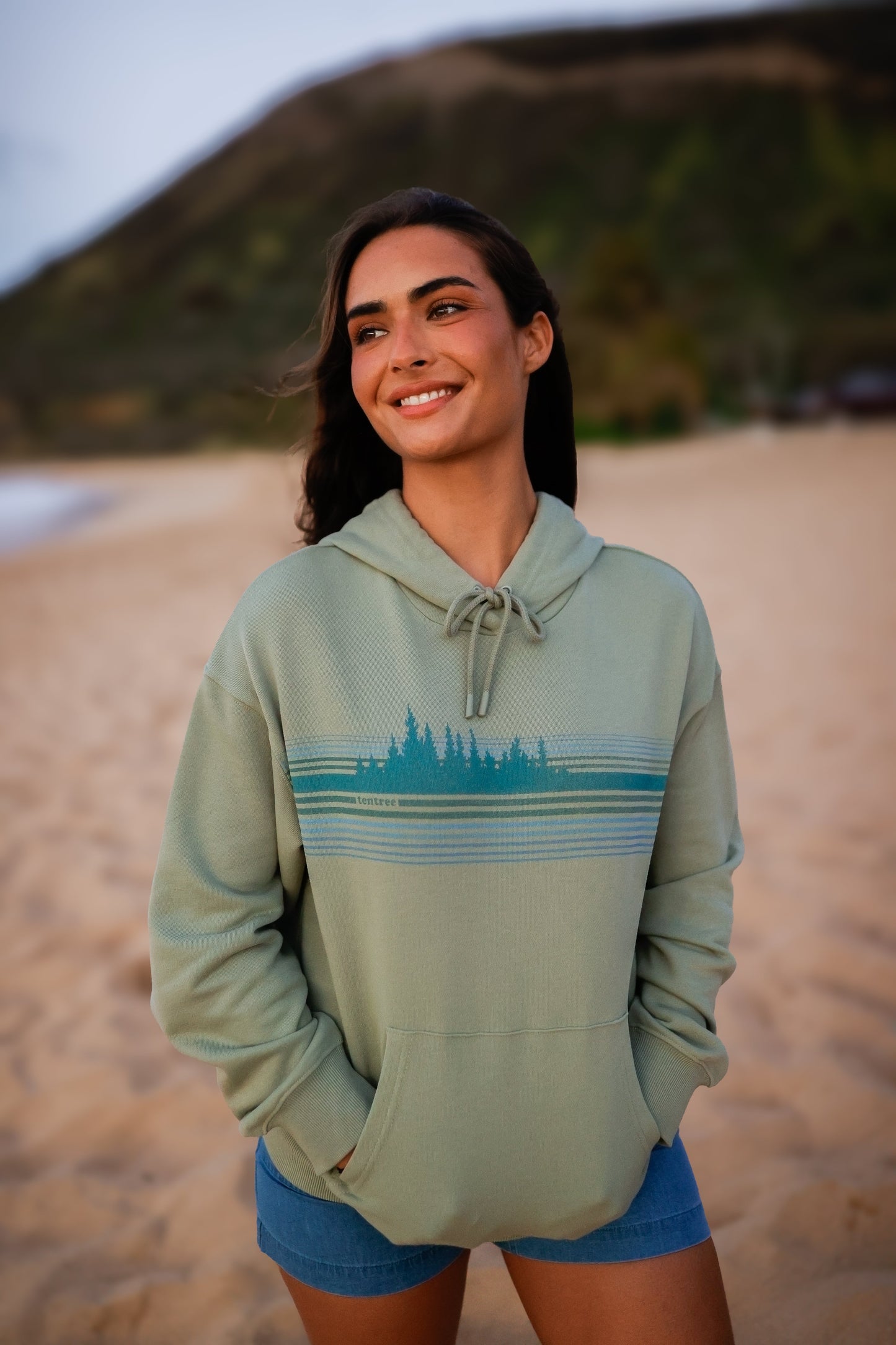 Wildfire Retro Treeline Relaxed Hoodie