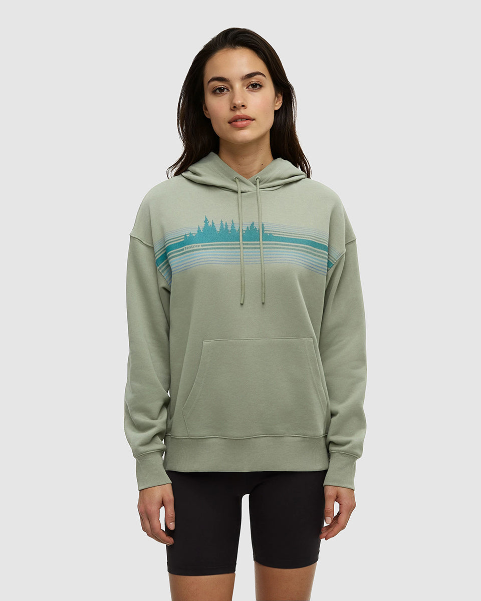 Wildfire Retro Treeline Relaxed Hoodie