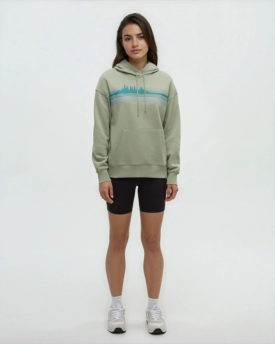 Wildfire Retro Treeline Relaxed Hoodie