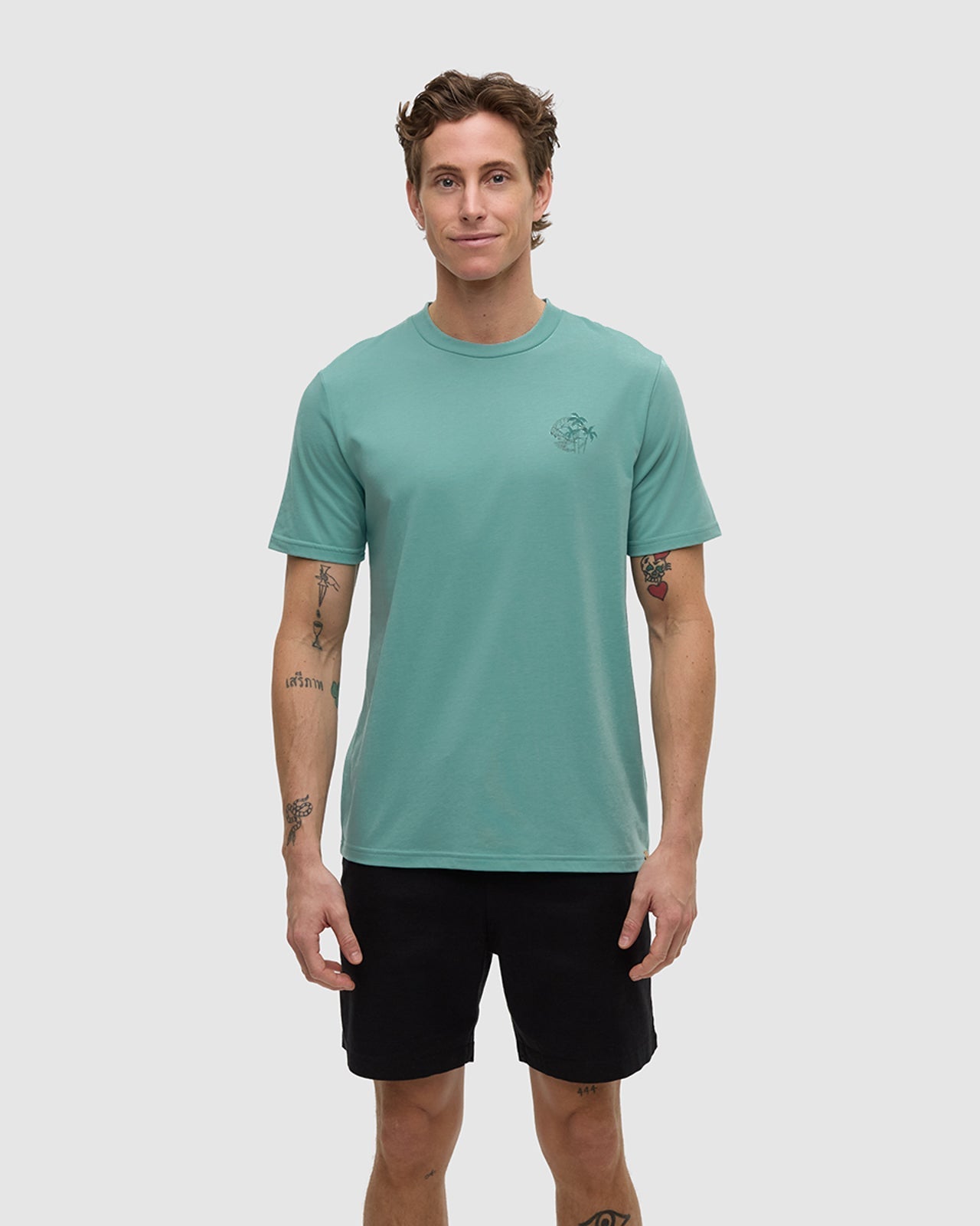 Haiti Palm Overlay T-Shirt