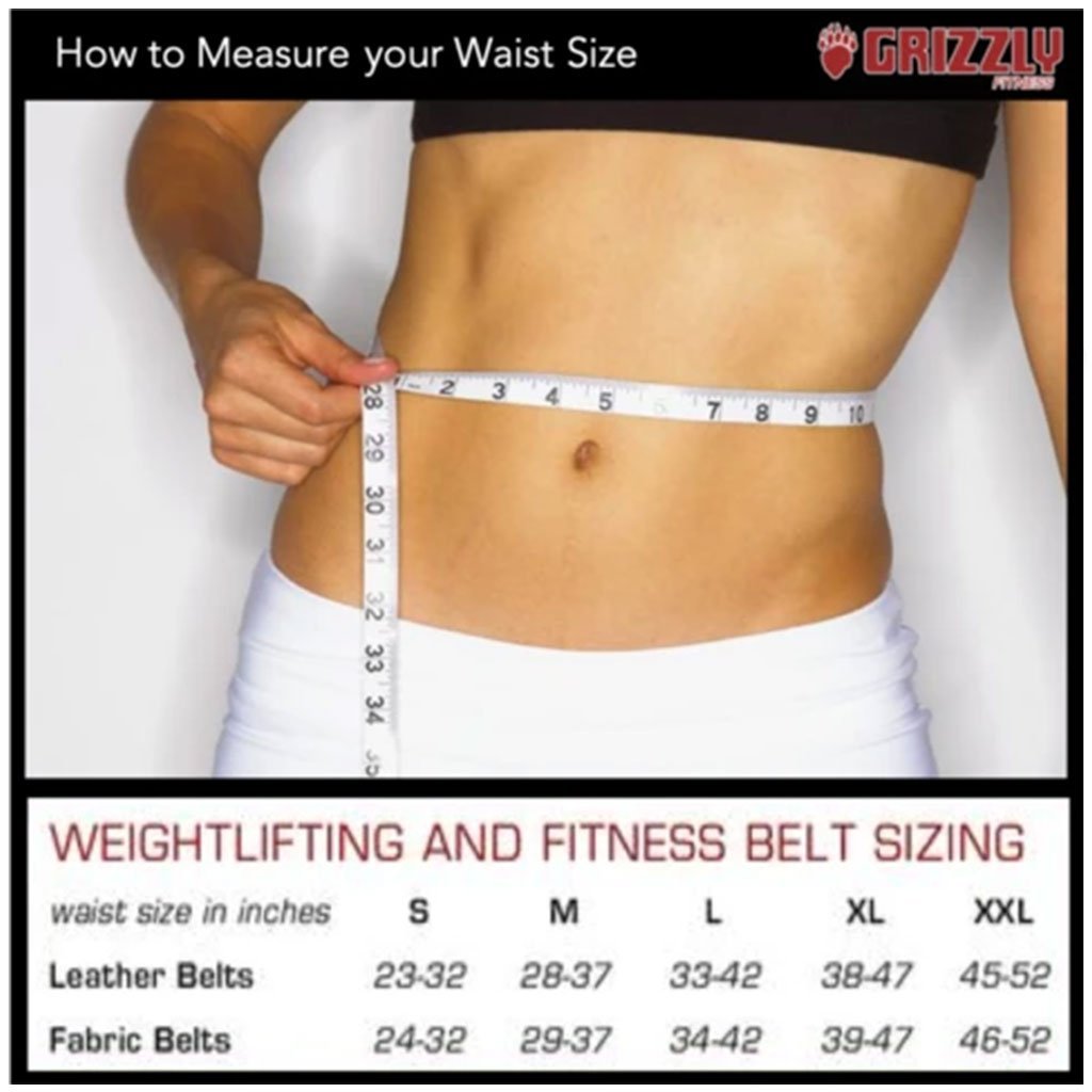 Grizzly 6" BEAR HUGGER WEIGHT LIFTING BELT 8836-04