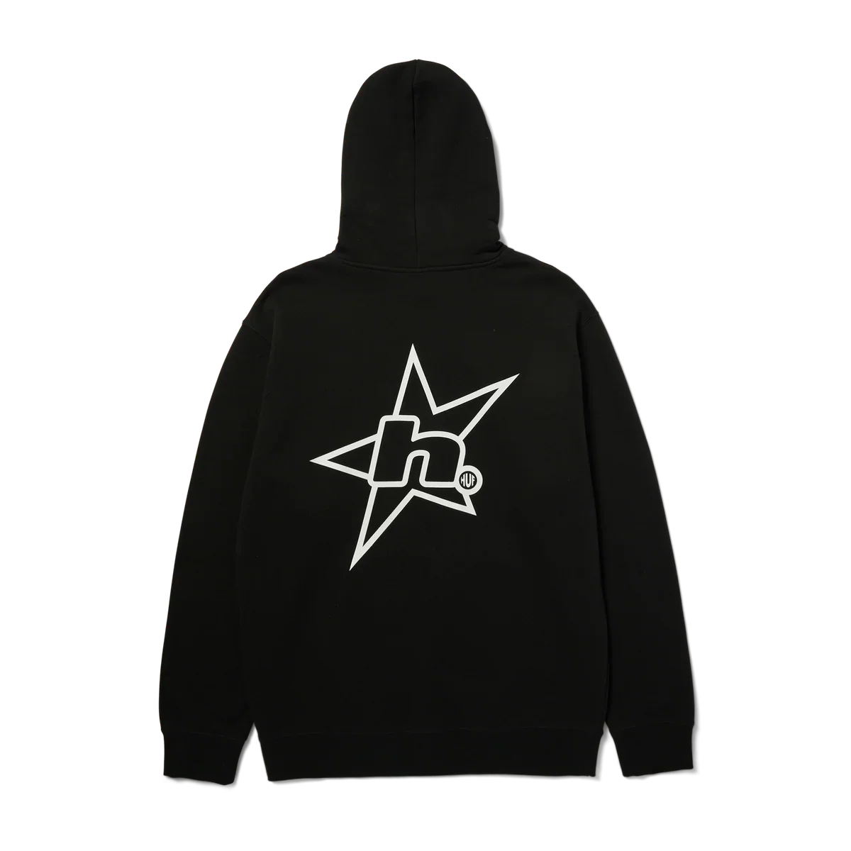 HUF 'H Star Logo' Hoodie - Black