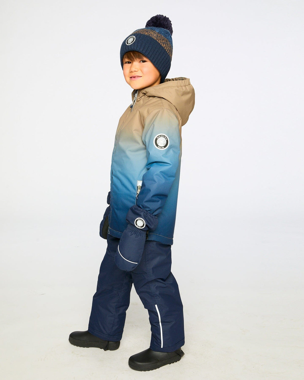 Two-Piece Chill Outerwear Set With Light Insulation Navy Blue