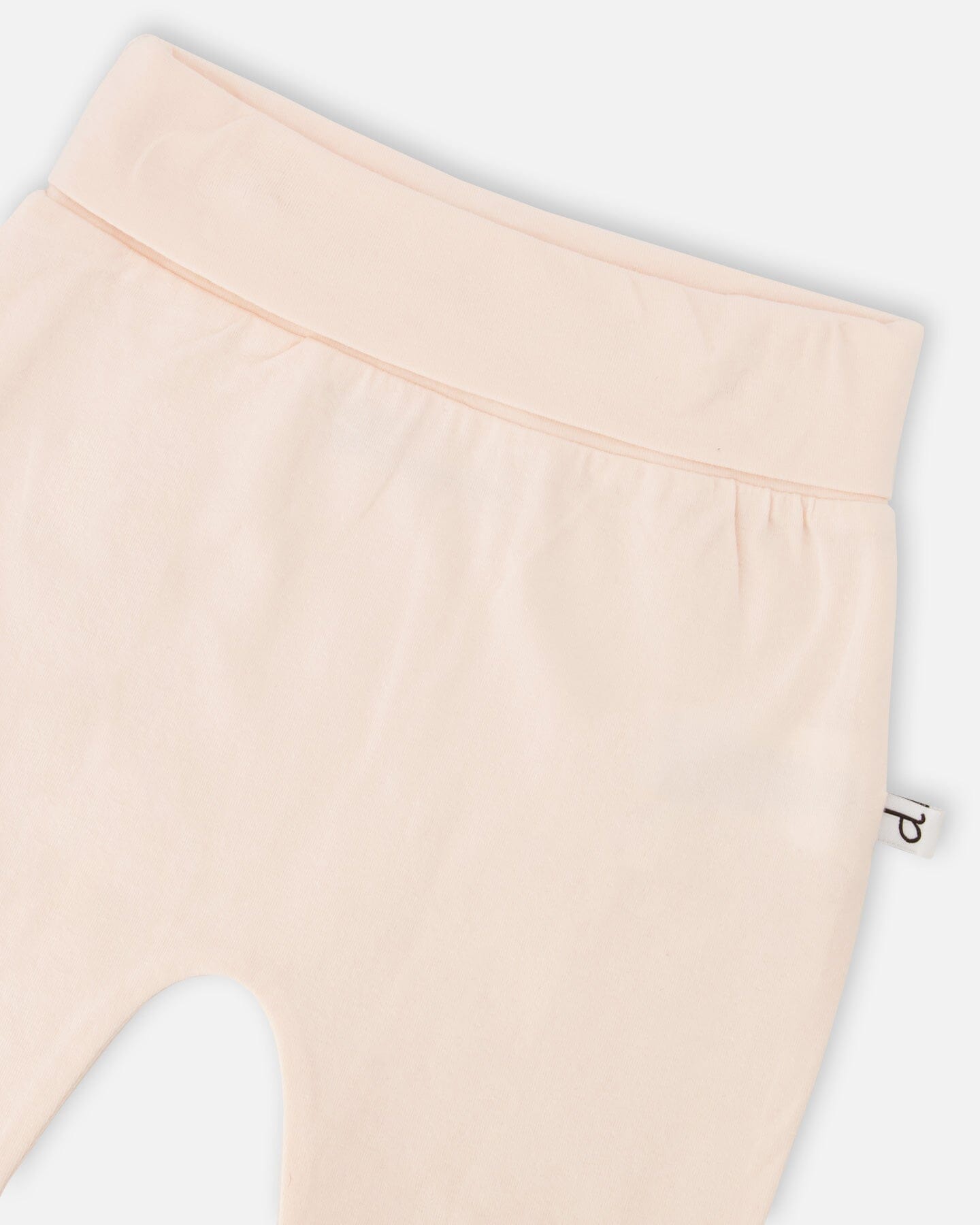 Organic Cotton Jersey Evolutive Pants Peach