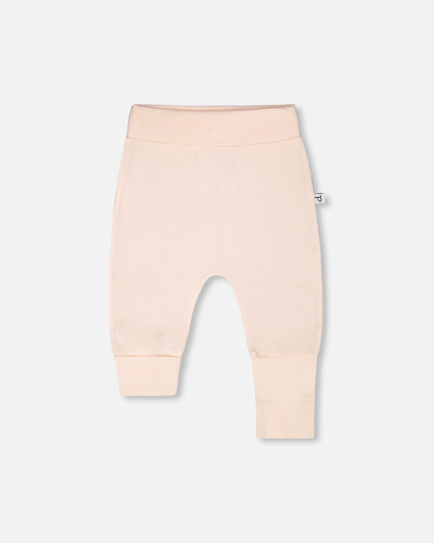 2 Pack Organic Cotton Jersey Evolutive Pants Peach And Peach Deer Print