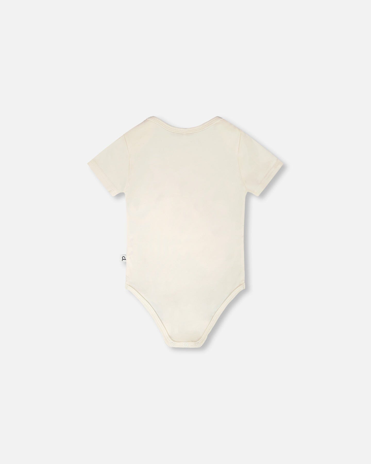Evolutive Organic Cotton Jersey Onesie White