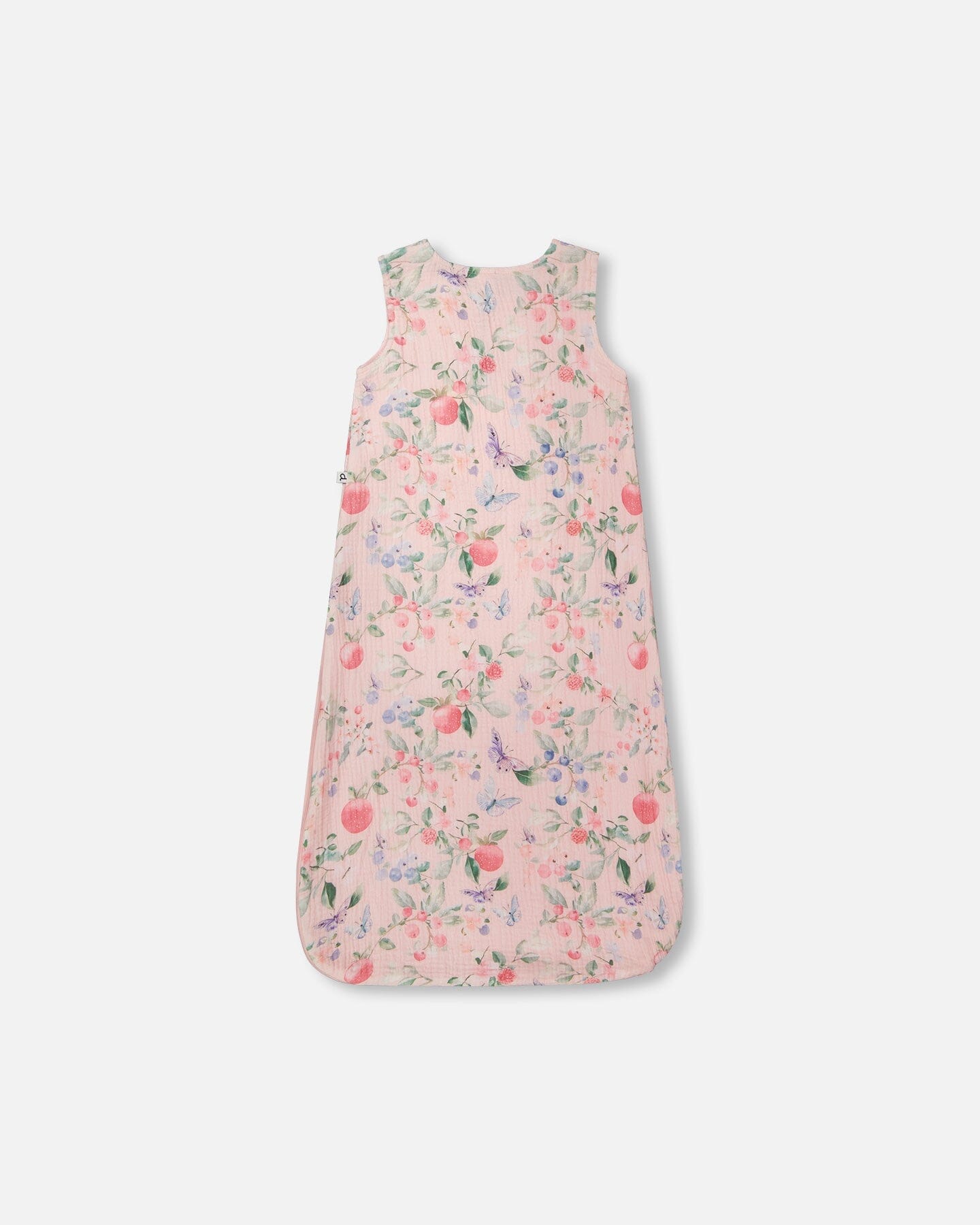 Cotton Jersey Muslin Sleep Sack Pink Printed Berries
