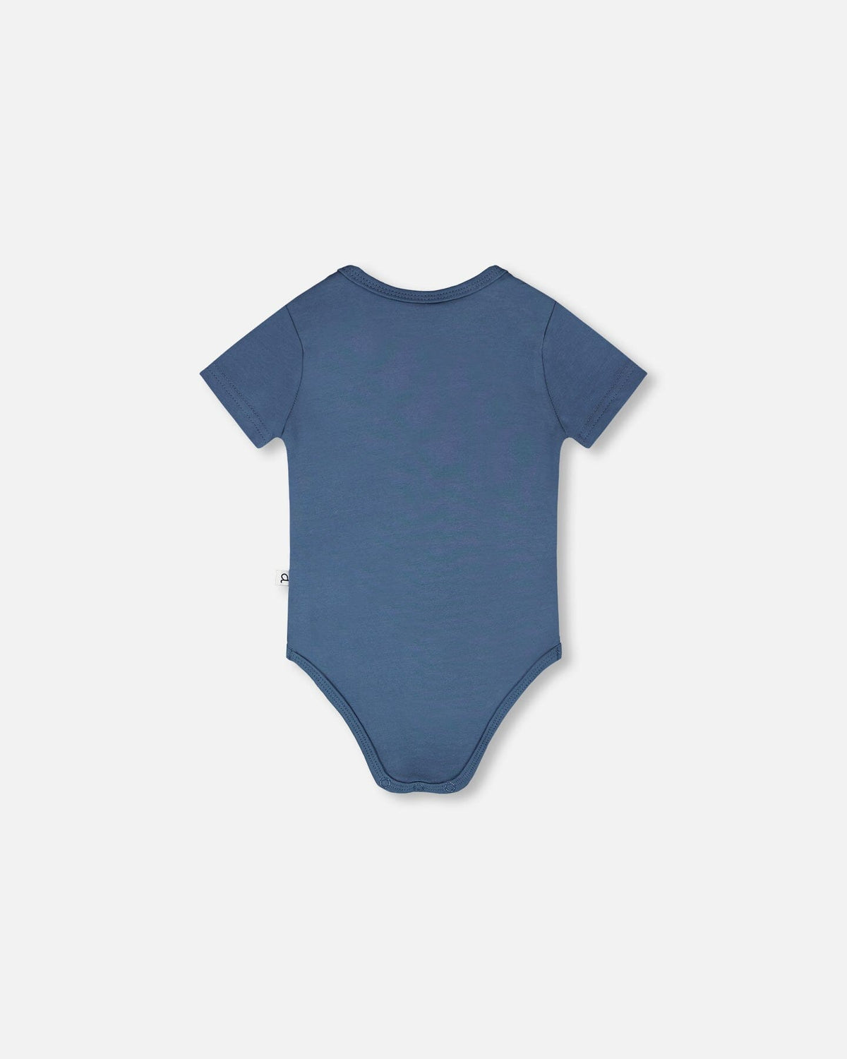 Evolutive Organic Cotton Jersey Onesie Medium Blue