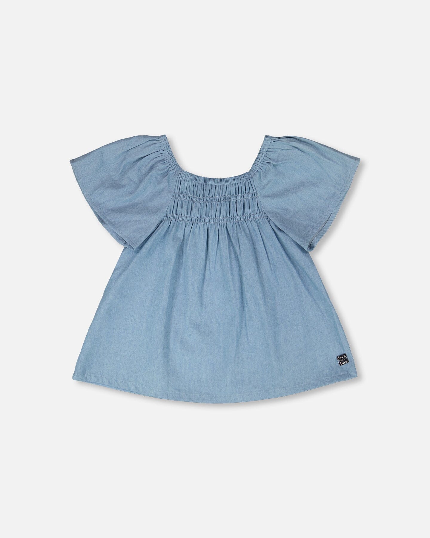 Blue Chambray Top