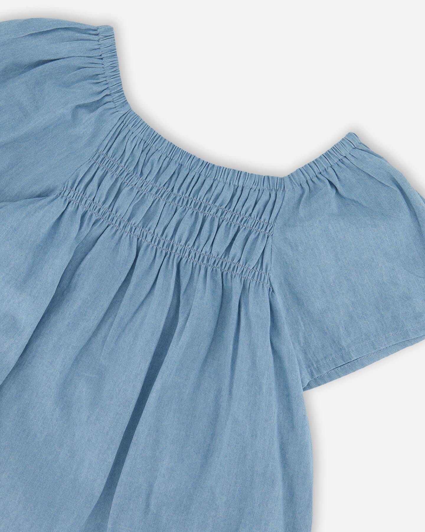 Blue Chambray Top