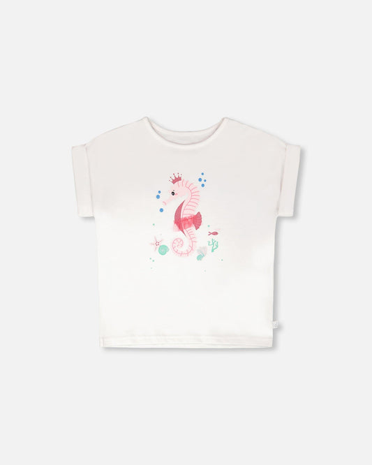 Organic Cotton Jersey T-Shirt White