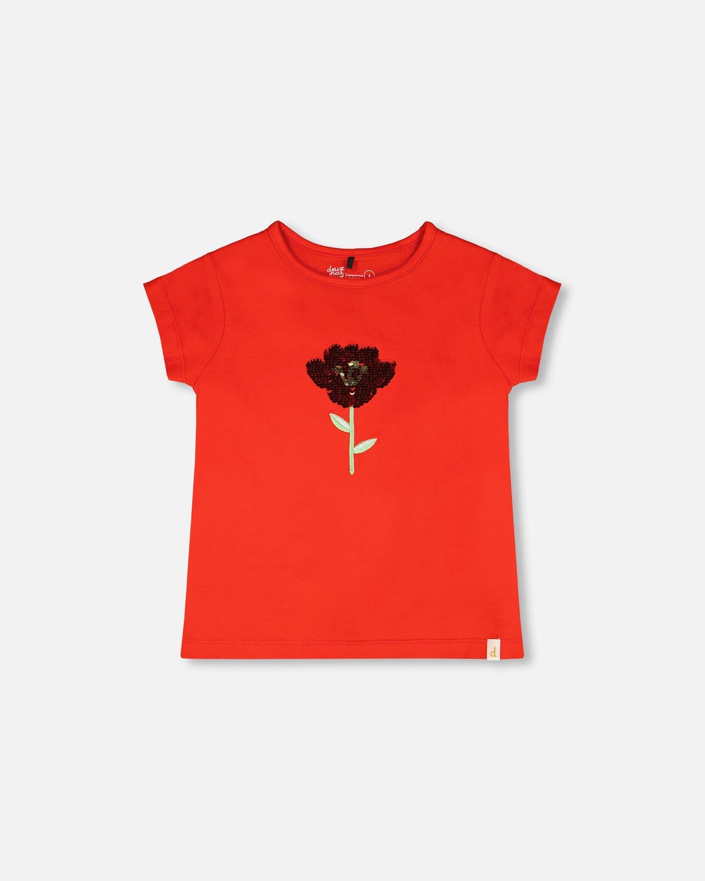 Organic Cotton Jersey T-Shirt Red
