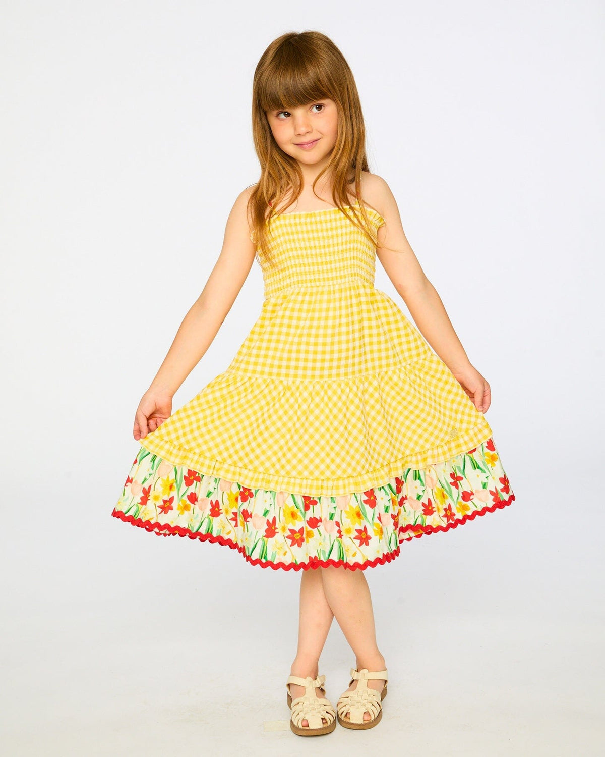 Sundress Yellow Gingham