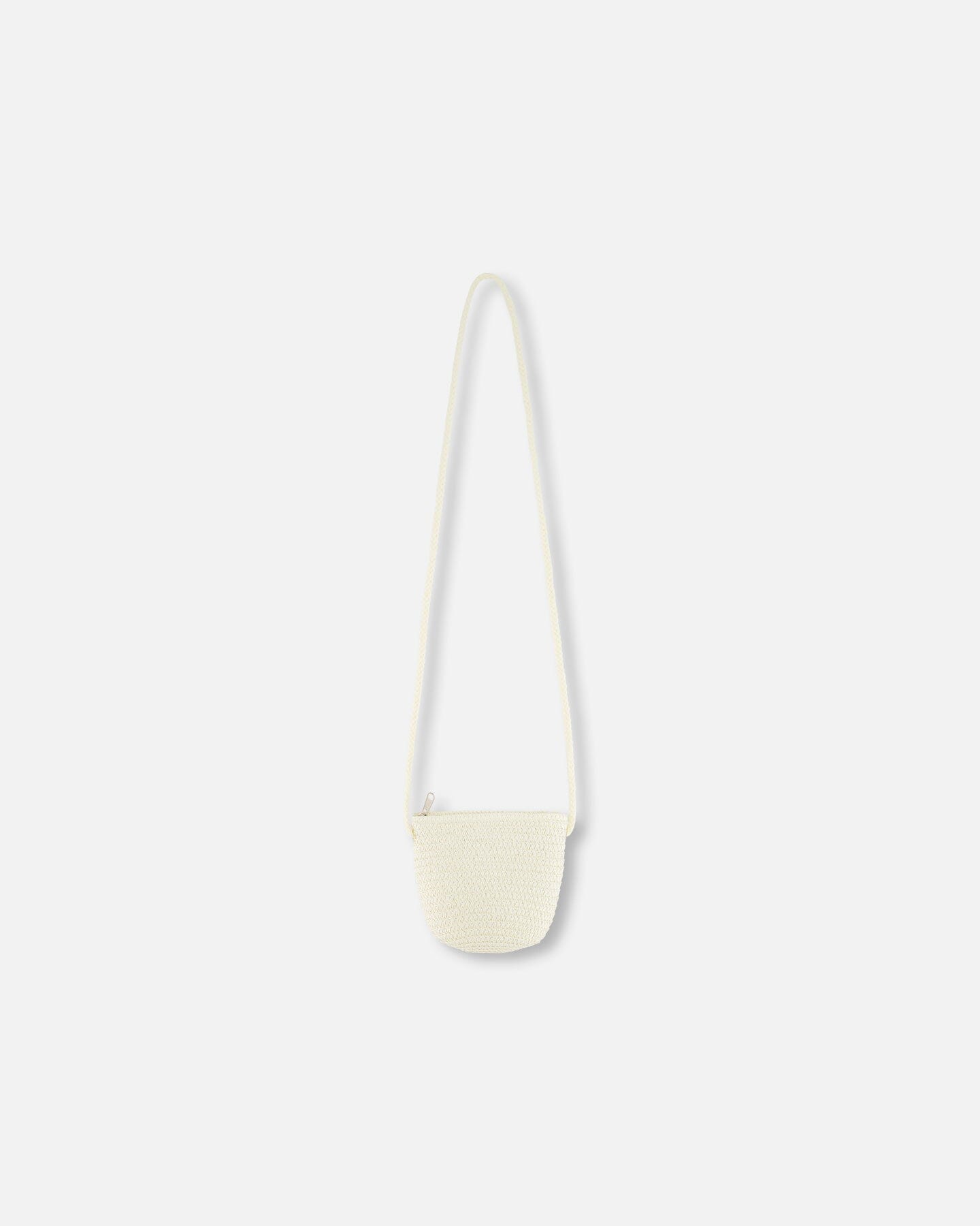 Strawberry Straw Purse Beige
