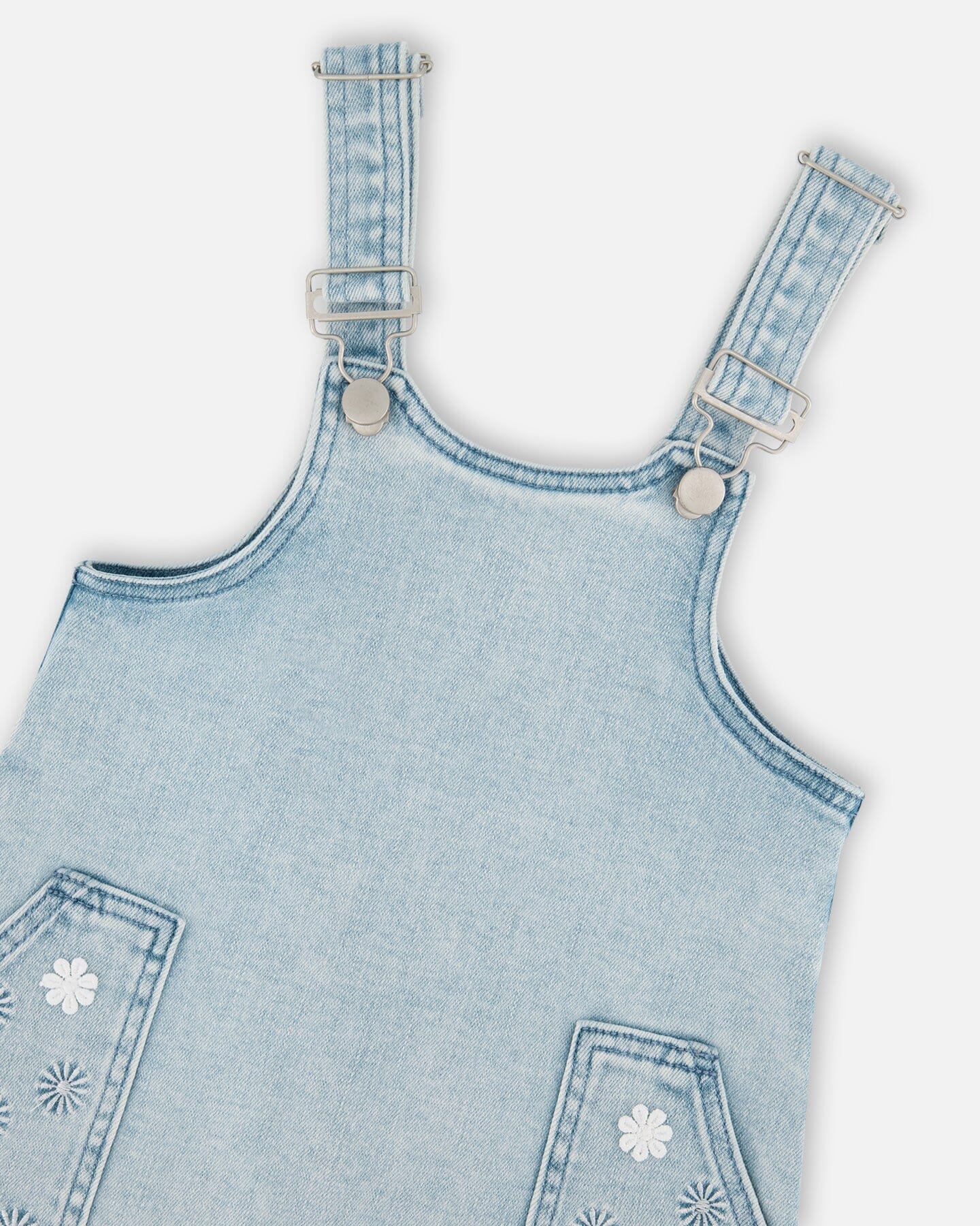 Light Blue Denim Overall Dress