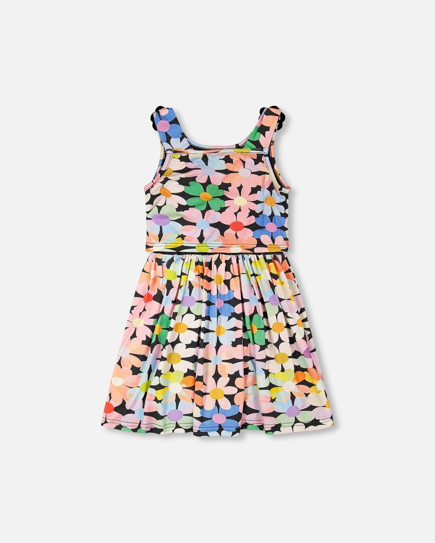 Dress Black Printed Flowers