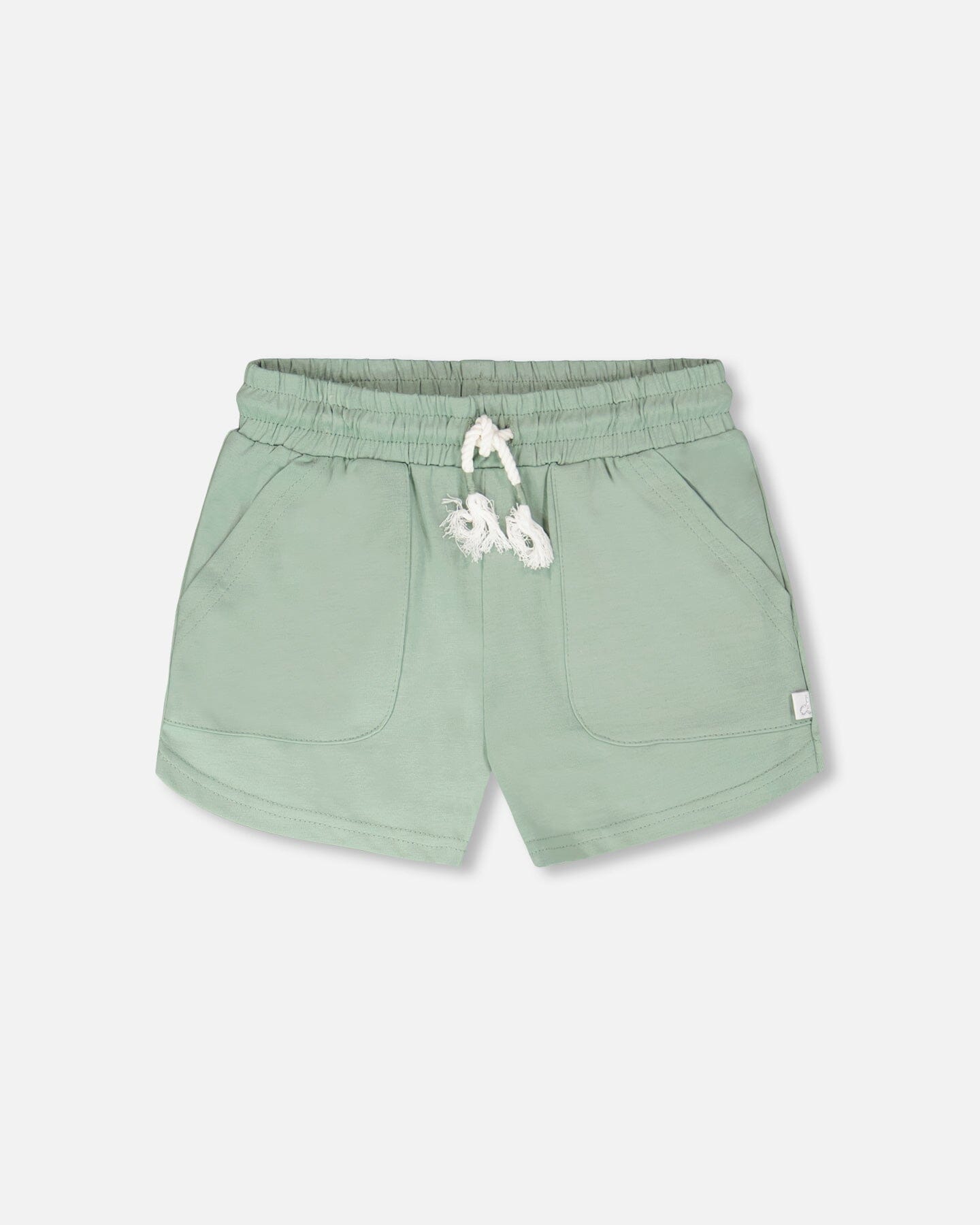 Organic Cotton Jersey Shorts Sage Green