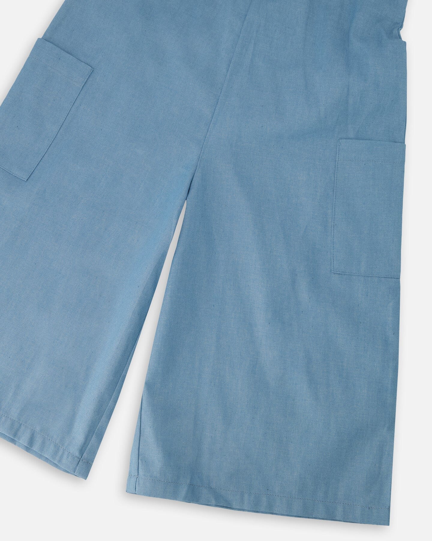 Light Blue Chambray Jumpsuit