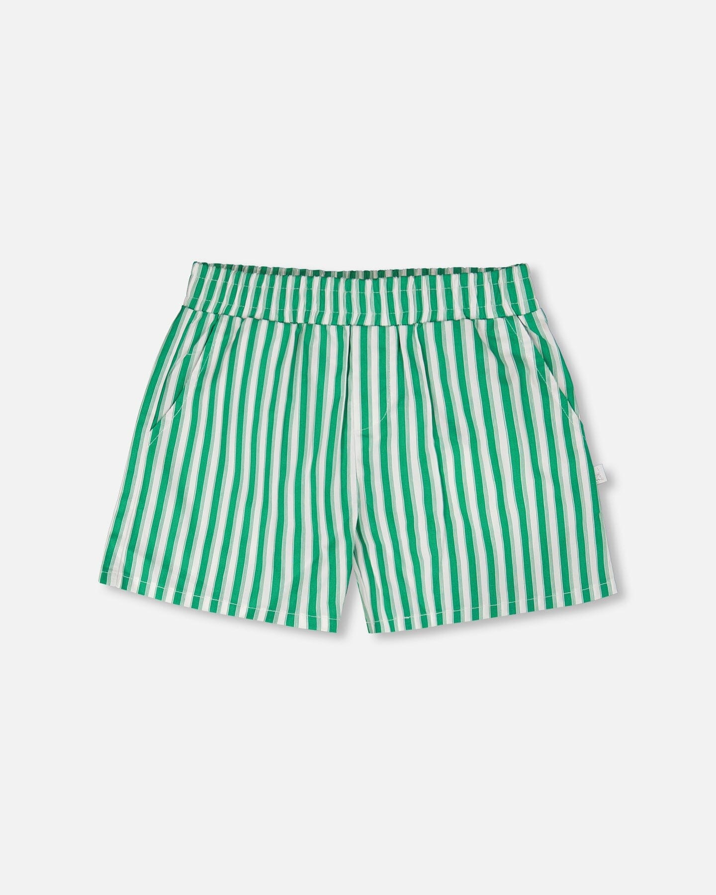 Striped Shorts Green