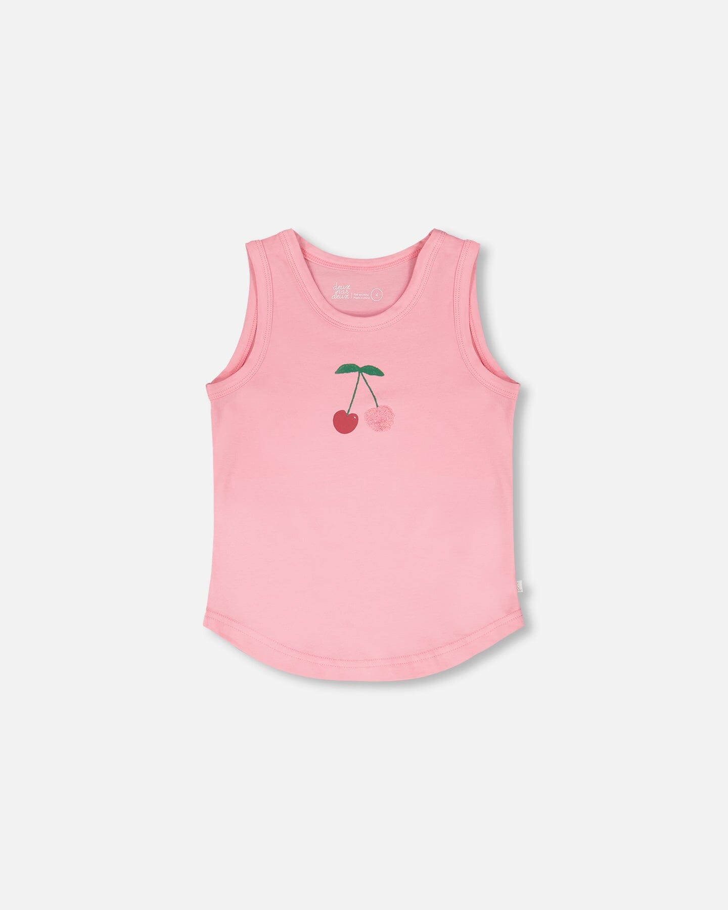 Organic Cotton Jersey Tank Top Pink