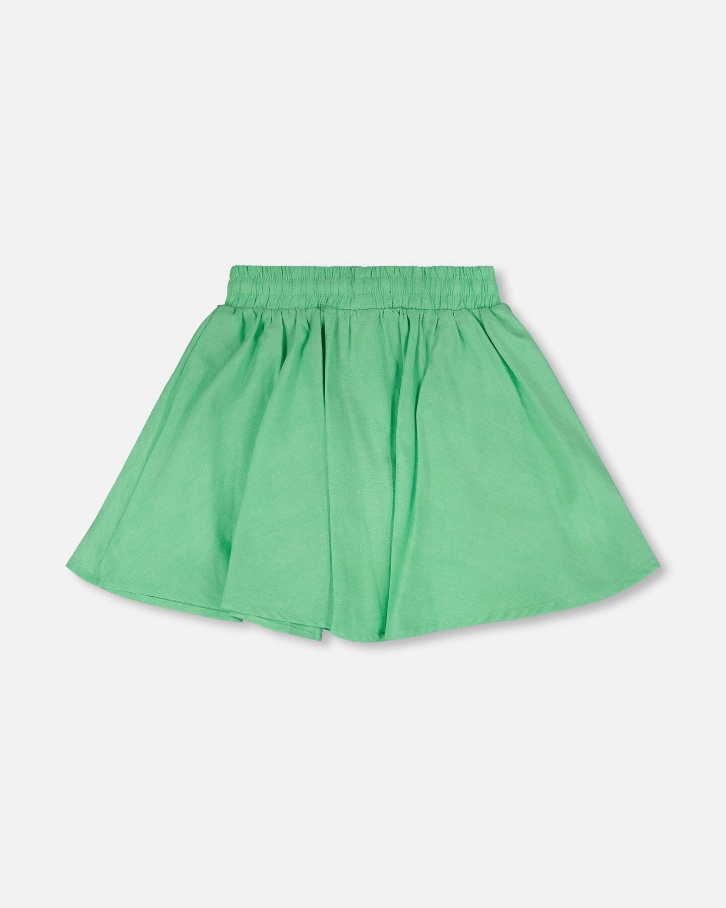 Organic Cotton Skort With Embroidery Green