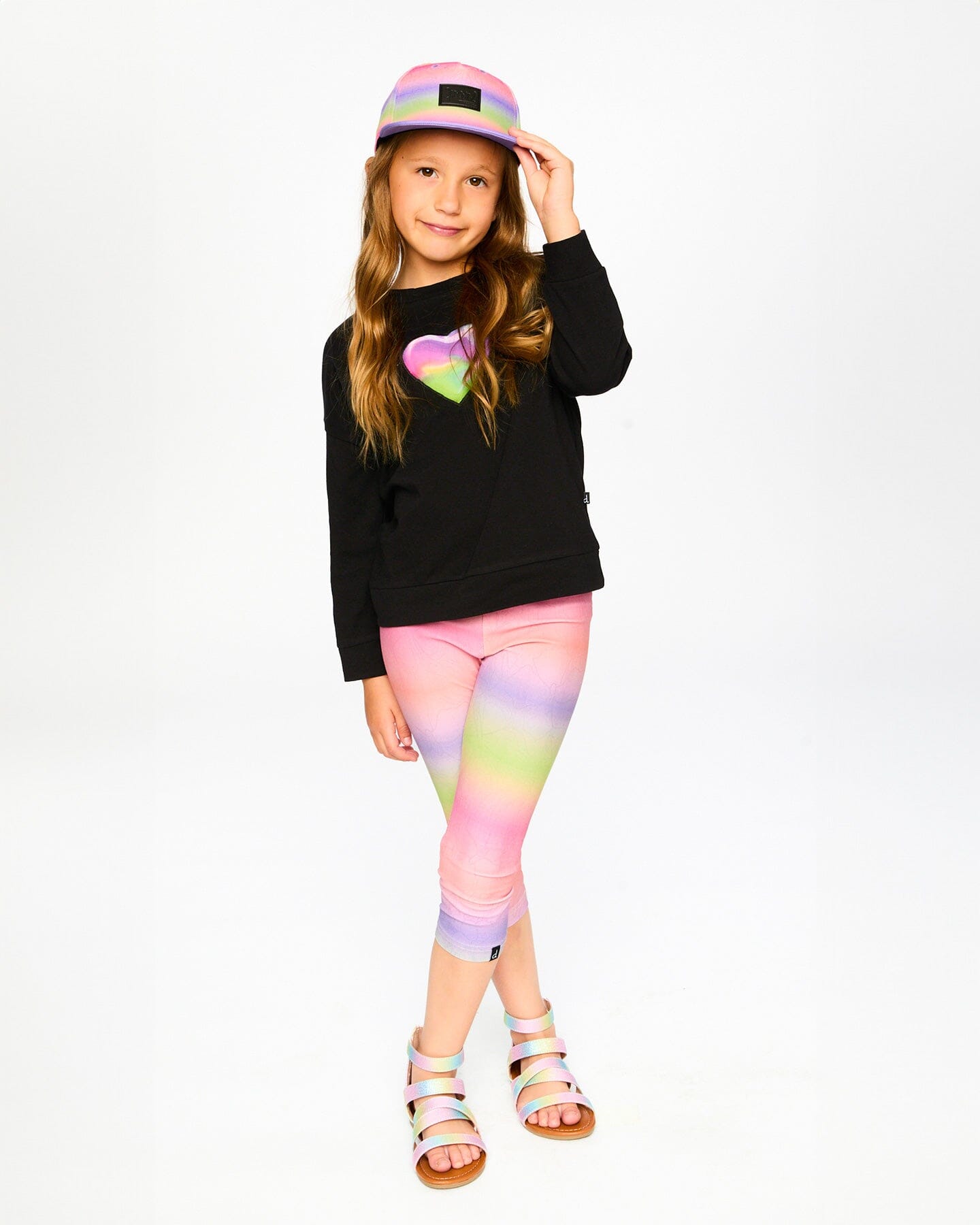Organic Cotton Jersey Capri Multicolor