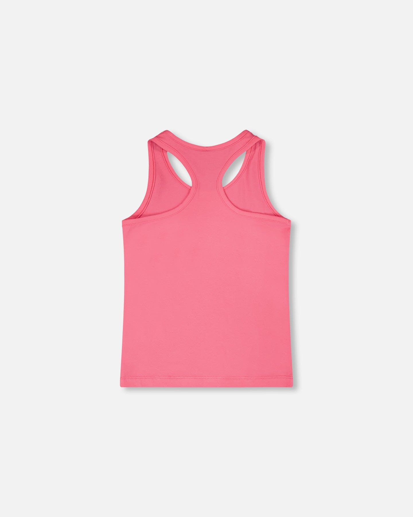 Organic Cotton Jersey Tank Top Pink With Screen Print