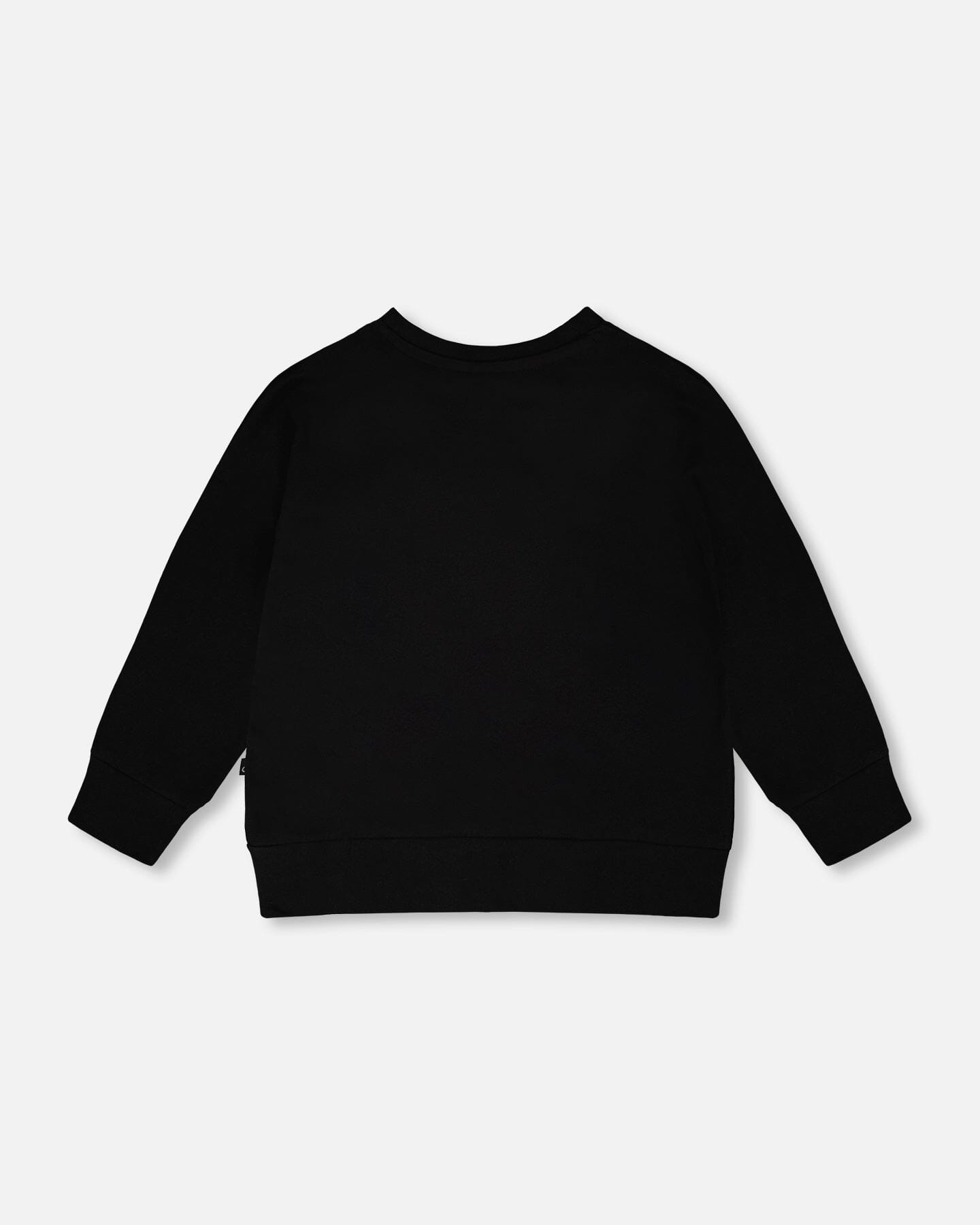 Organic Cotton Jersey Long Sleeve T-Shirt Black